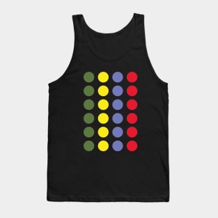 Colored balls Pattern Tank Top